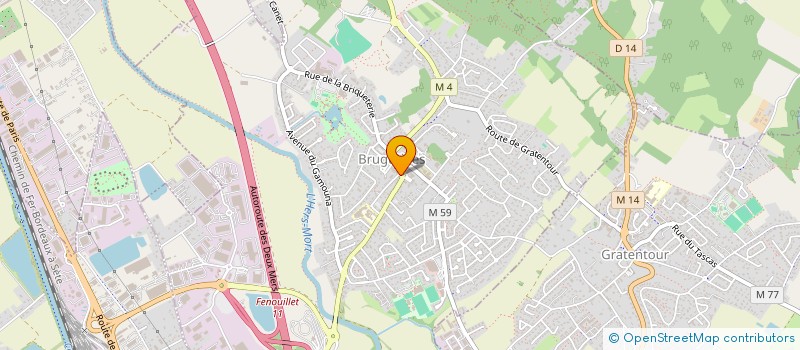 localisation de l'entreprise BOUCHERIE HERITAGE  BRUGUIERES