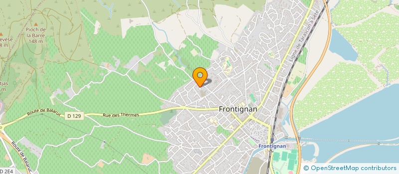 localisation de l'entreprise BOUCHERIE HSP à FRONTIGNAN