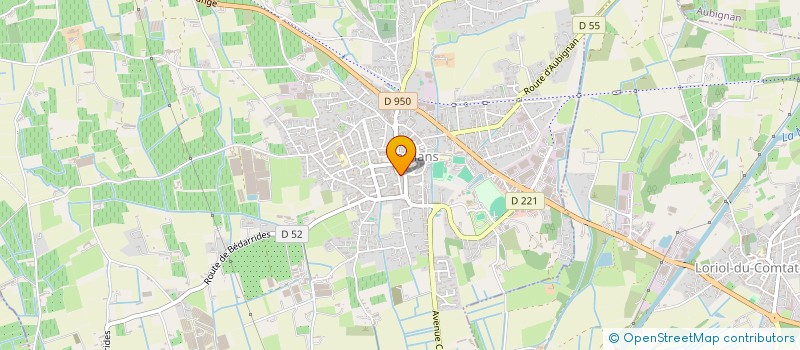 localisation de l'entreprise BOUCHERIE HUSSON  SARRIANS