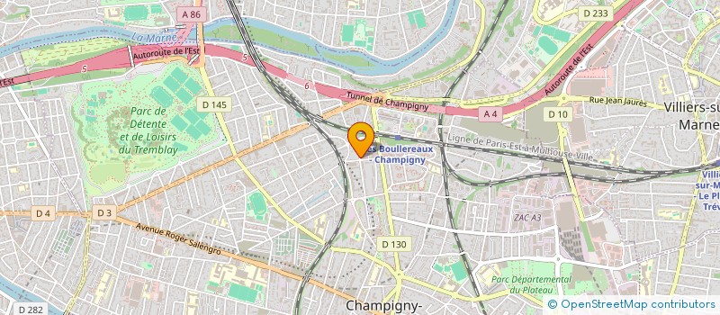 localisation de l'entreprise BOUCHERIE JALAL à CHAMPIGNY-SUR-MARNE