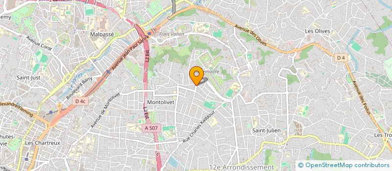 localisation de l'entreprise BOUCHERIE JEAN RAYMOND à MARSEILLE