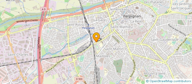 localisation de l'entreprise BOUCHERIE JEAN SALVI à PERPIGNAN