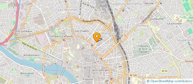 localisation de l'entreprise BOUCHERIE JEANNE D'ARC à TOULOUSE