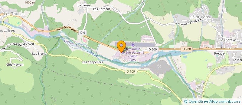 localisation de l'entreprise BOUCHERIE JEROME ET CARINE CLARO à SAINT-PONS