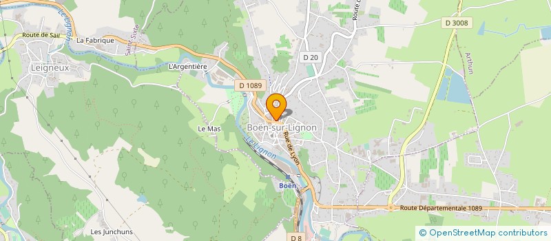 localisation de l'entreprise BOUCHERIE JOANDEL à BOEN-SUR-LIGNON