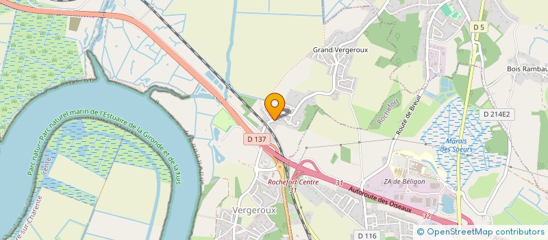 localisation de l'entreprise BOUCHERIE JOLIVET & LECLERC  VERGEROUX