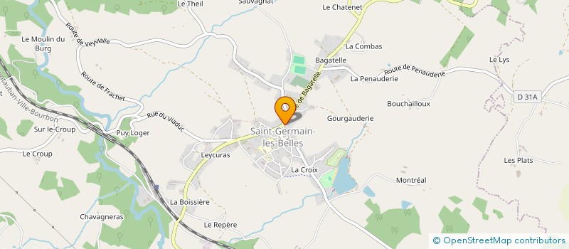 localisation de l'entreprise BOUCHERIE JOUANNAUD  MEUZAC