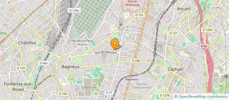 localisation de l'entreprise BOUCHERIE JS2M à BAGNEUX