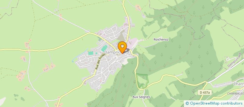 localisation de l'entreprise BOUCHERIE JULE  DAMPRICHARD