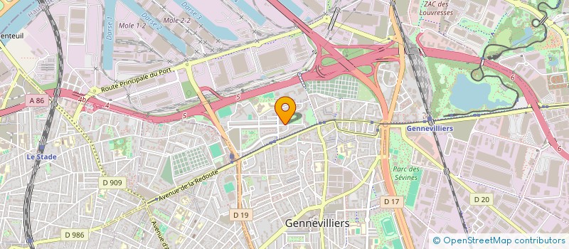 localisation de l'entreprise BOUCHERIE KACHOUR à GENNEVILLIERS