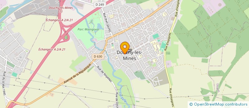 localisation de l'entreprise BOUCHERIE KARAMA à DOUCHY-LES-MINES