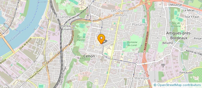 localisation de l'entreprise BOUCHERIE KASAP à CENON