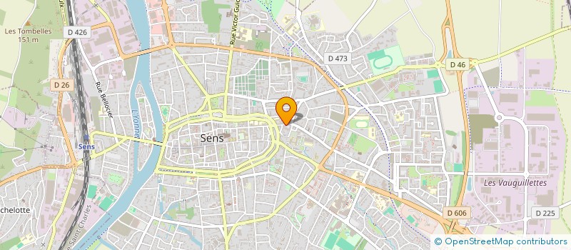 localisation de l'entreprise BOUCHERIE KIEHL  SENS