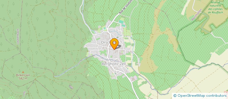 localisation de l'entreprise BOUCHERIE KOLIFRATH SARL  ORSCHWIHR