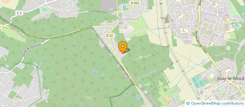 localisation de l'entreprise BOUCHERIE L'AN 2000  CERGY