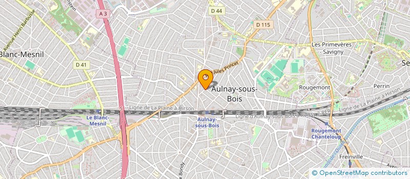 localisation de l'entreprise BOUCHERIE L'ANATOLE à AULNAY-SOUS-BOIS