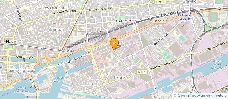 localisation de l'entreprise BOUCHERIE L'AVENIR à LE HAVRE
