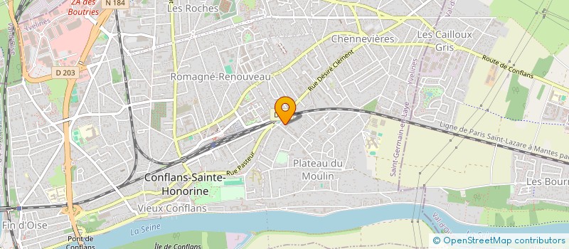 localisation de l'entreprise BOUCHERIE L'ESCALE CONFLANS  CONFLANS-SAINTE-HONORINE