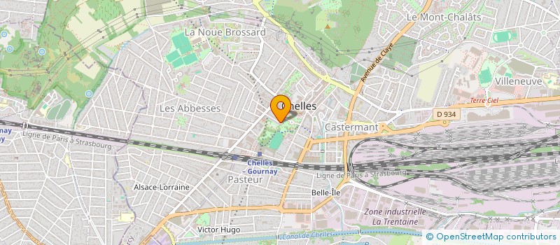 localisation de l'entreprise BOUCHERIE L'ESPOIR  CHELLES