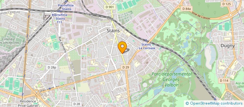 localisation de l'entreprise BOUCHERIE L'ETOILE à STAINS