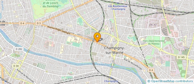 localisation de l'entreprise BOUCHERIE L'ETOILE  CHAMPIGNY-SUR-MARNE