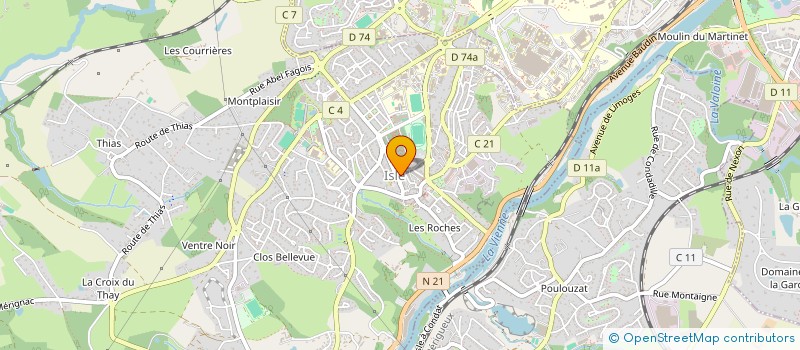 localisation de l'entreprise BOUCHERIE L'ISABELLE  ISLE