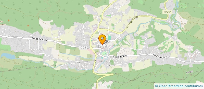 localisation de l'entreprise BOUCHERIE LA VALOISE  LE VAL