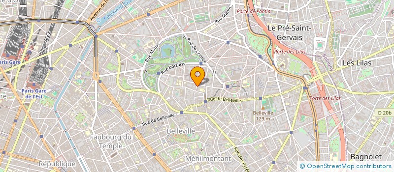 localisation de l'entreprise BOUCHERIE LA VILLETTE II  PARIS