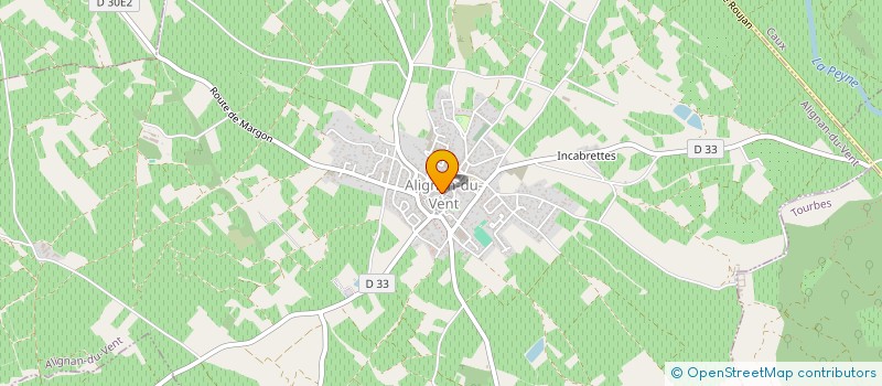 localisation de l'entreprise BOUCHERIE LACAN à ALIGNAN-DU-VENT