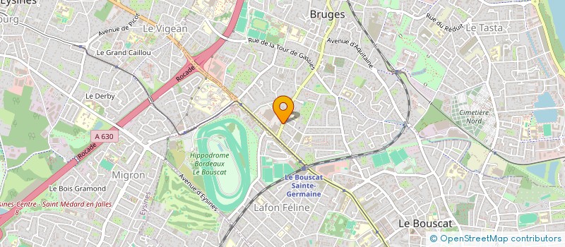 localisation de l'entreprise BOUCHERIE LACHIEZE à BRUGES