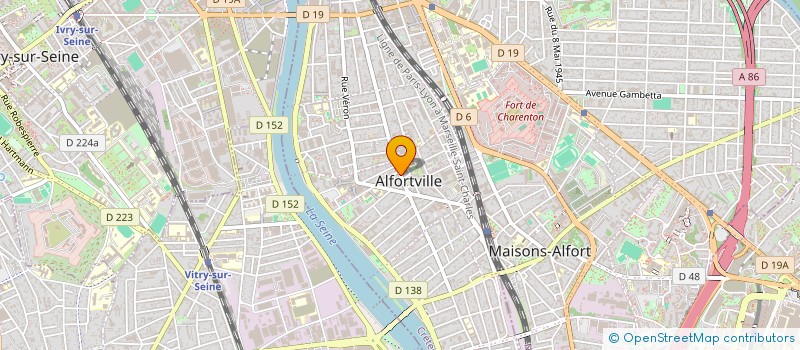 localisation de l'entreprise BOUCHERIE LAFFILLE à ALFORTVILLE