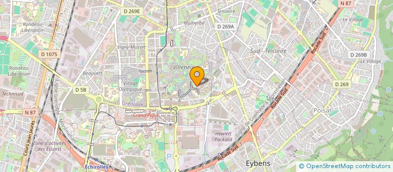 localisation de l'entreprise BOUCHERIE LASSO  GRENOBLE