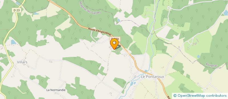 localisation de l'entreprise BOUCHERIE LAVALETTE à VILLEBOIS-LAVALETTE