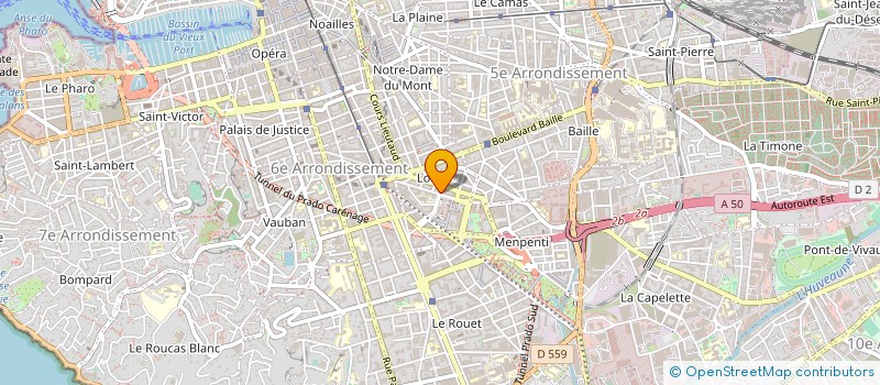 localisation de l'entreprise BOUCHERIE LE CHAROLAIS à MARSEILLE