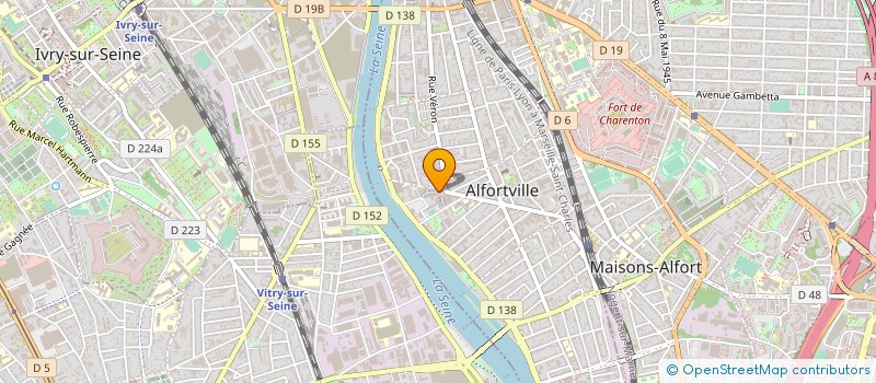 localisation de l'entreprise BOUCHERIE LE LIMOUSIN à ALFORTVILLE