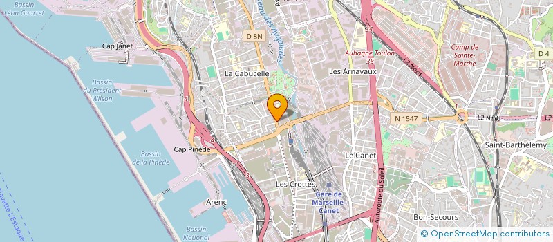 localisation de l'entreprise BOUCHERIE LE LION à MARSEILLE