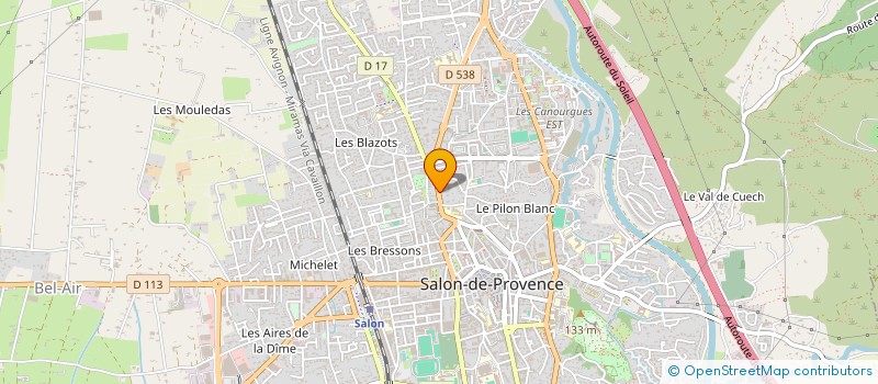 localisation de l'entreprise BOUCHERIE LE PALMIER à SALON-DE-PROVENCE