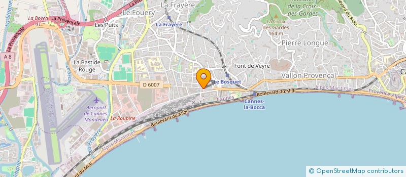 localisation de l'entreprise BOUCHERIE LE ROYAL  CANNES