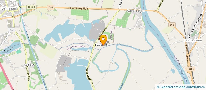 localisation de l'entreprise BOUCHERIE LE TERROIR  DAMAZAN