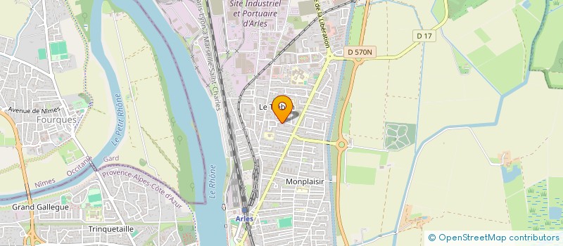 localisation de l'entreprise BOUCHERIE LE TREBON à ARLES