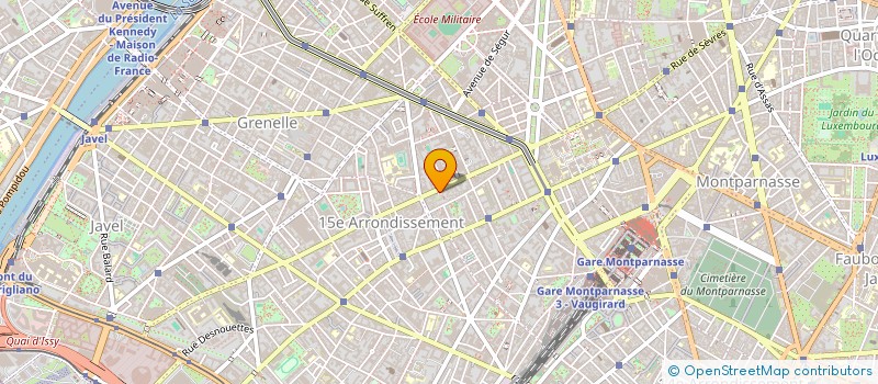 localisation de l'entreprise BOUCHERIE LECOURBE à PARIS
