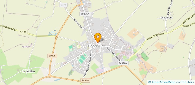 localisation de l'entreprise BOUCHERIE LEROUX à GODERVILLE