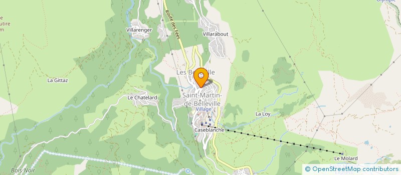 localisation de l'entreprise BOUCHERIE LES BELLEVILLE  LES BELLEVILLE