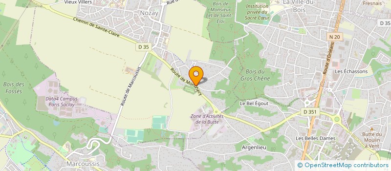 localisation de l'entreprise BOUCHERIE LIMOUSINE à NOZAY