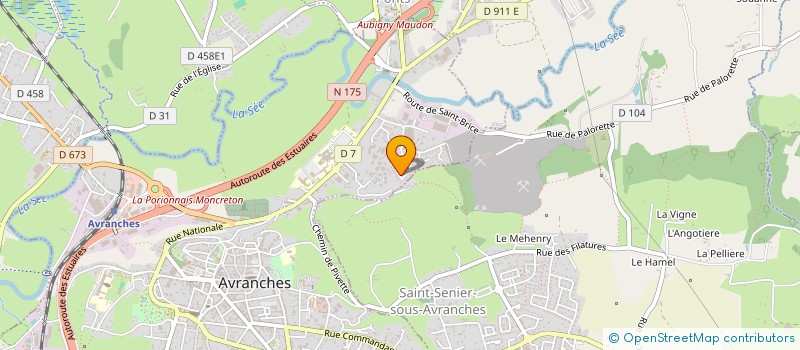 localisation de l'entreprise BOUCHERIE LITTRE à AVRANCHES
