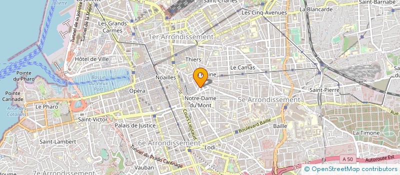 localisation de l'entreprise BOUCHERIE LODY ET COMPAGNIE à MARSEILLE