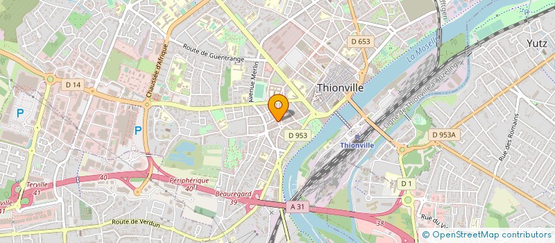 localisation de l'entreprise BOUCHERIE LORRAINE à THIONVILLE