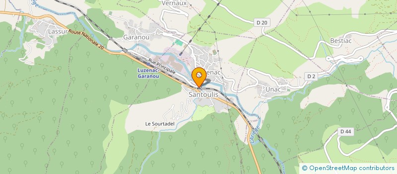 localisation de l'entreprise BOUCHERIE LUZENACIENNE à LUZENAC