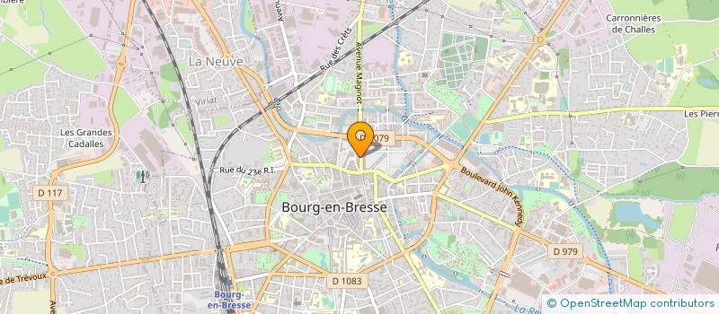 localisation de l'entreprise BOUCHERIE MAGINOT à BOURG-EN-BRESSE