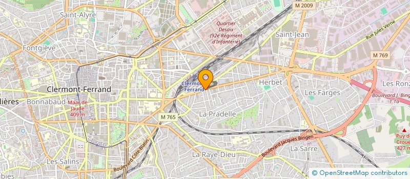 localisation de l'entreprise BOUCHERIE MAGNOL à CLERMONT-FERRAND